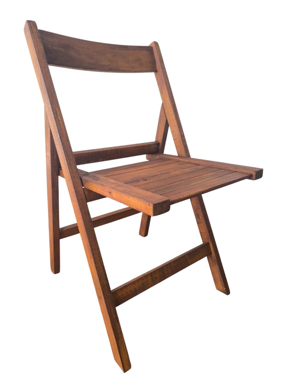Silla Plegable de Madera Dura Estilo Italiana – Interior y Exterior - Barnizada - Rusticas